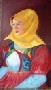 Donna in costume sardo 